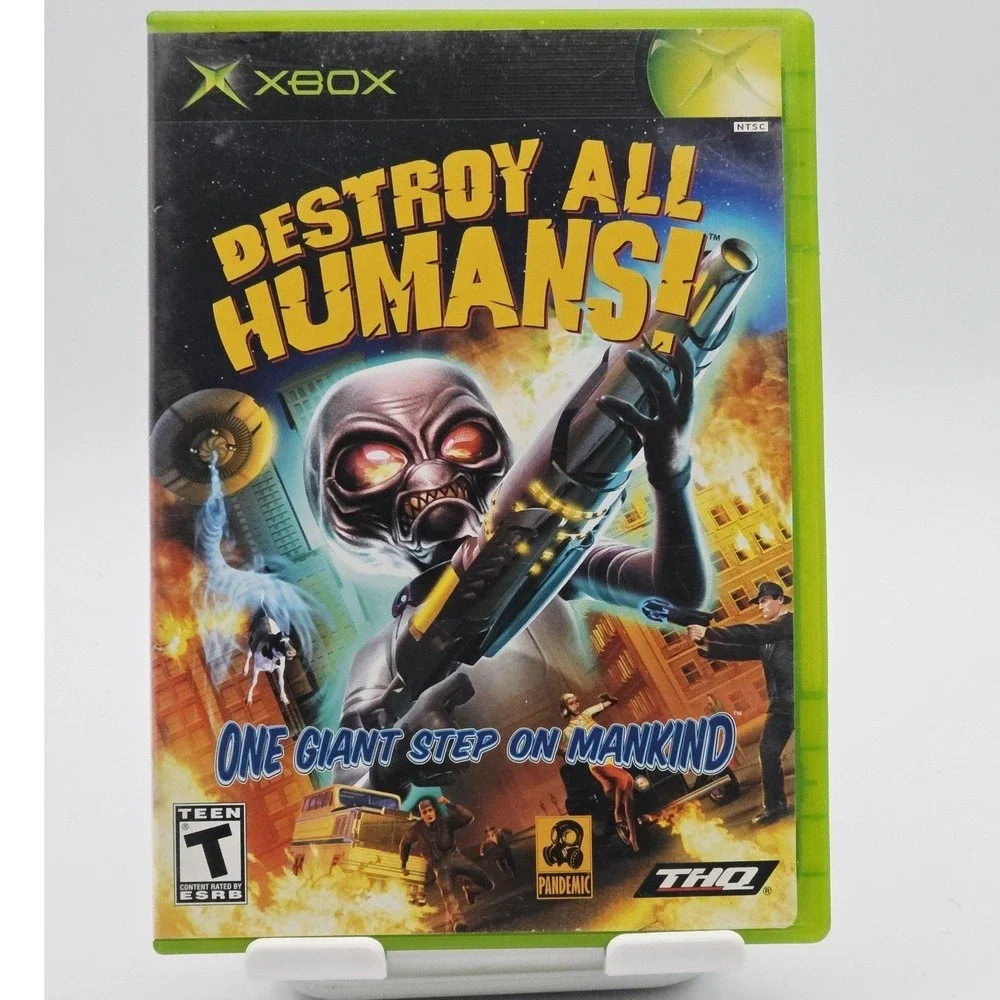 Destroy‎ All Humans! Microsoft Xbox Video Game Complete Disc THQ NTSC Case Retro